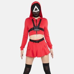 SOLD|| Squid Games Guard Costume Set